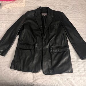 Wilson leather blazer size XL